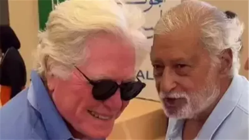 بعد فترة من الغياب.. محسن أحمد يخطف الأنظار في ندوة محمد خان