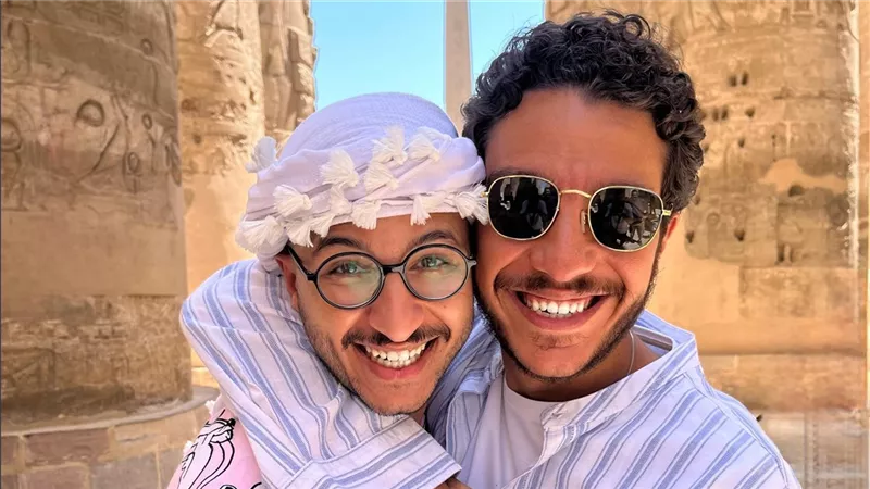 نور النبوي ومروان المسلماني في كواليس 